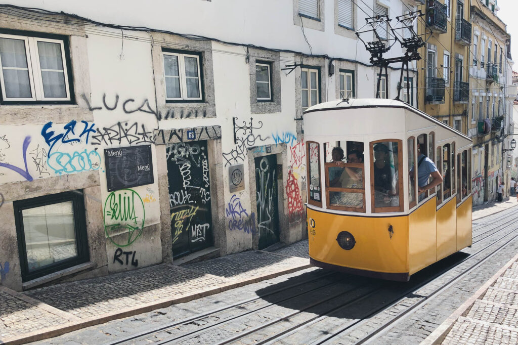 Standseilbahn Bica Lissabon, Portugal