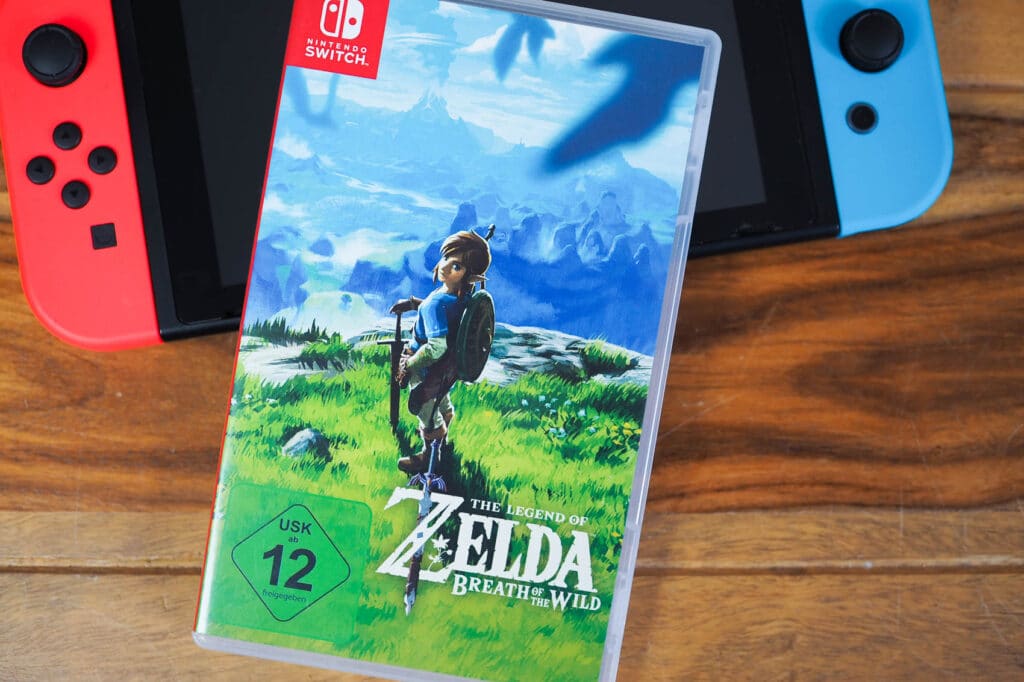 Bild in Vogelperspektive vom Nintendo Switch Spiel Zelda:Breath of the Wild. Aus dem Artikel: Topf 5 Spiele für Nintendo Switch und Playstation 4